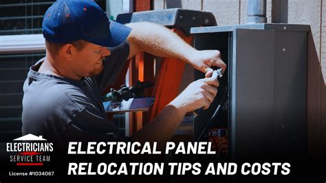 how to get an outdoor in ground electrical box moved|electrical panel relocation cost.